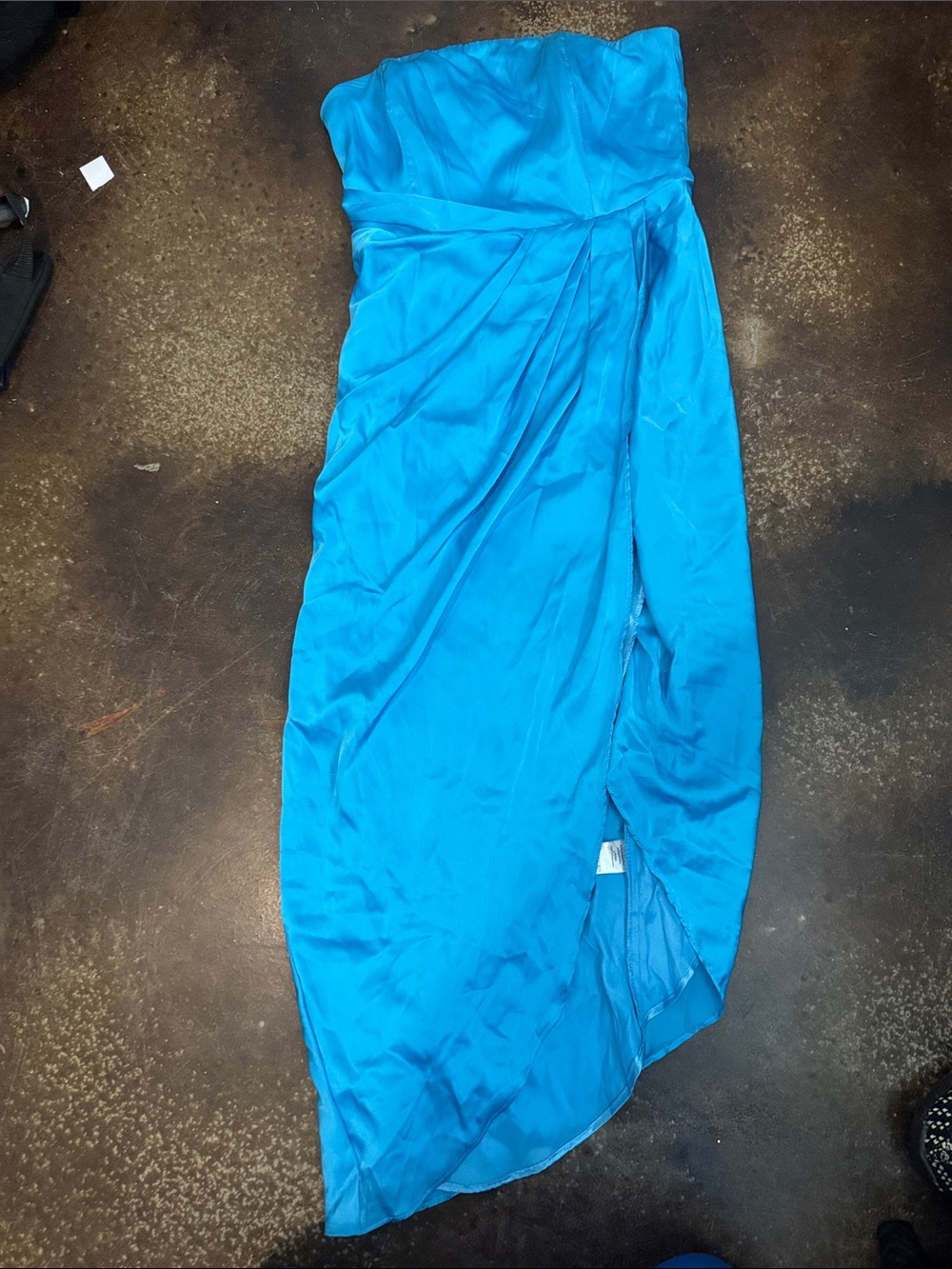 Strapless Turquoise Blue Women’s Dress